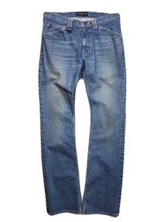【予約品 8月23日(日) 締切】STRECH DENIM PANTS / ブルー