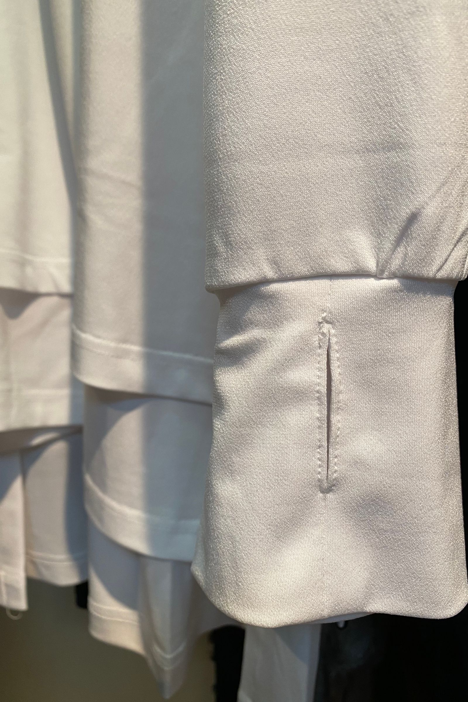 LayerdLongSleevesT-Shirts Tシャツ BEATENJIKU / White&White 【kiryuyrik】