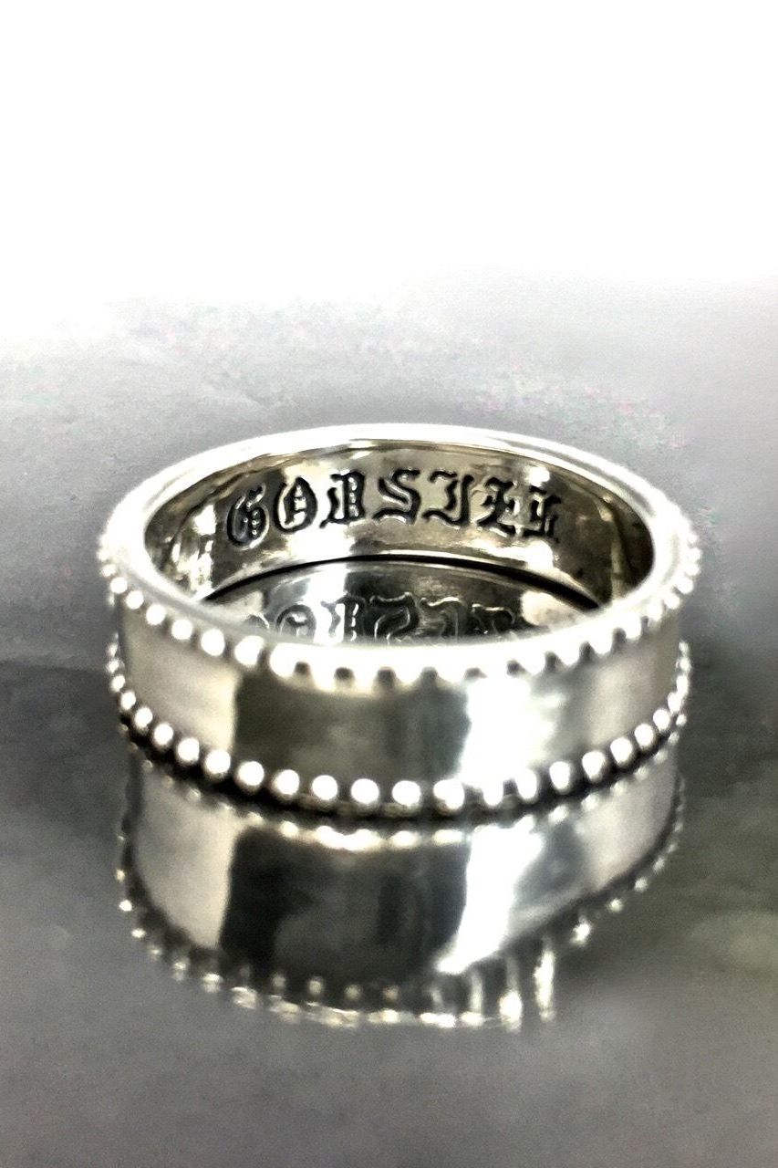 《受注生産》 STUD RING [S] with SMOKY QUARTZ リング 【注文から2～3週間後入荷予定】