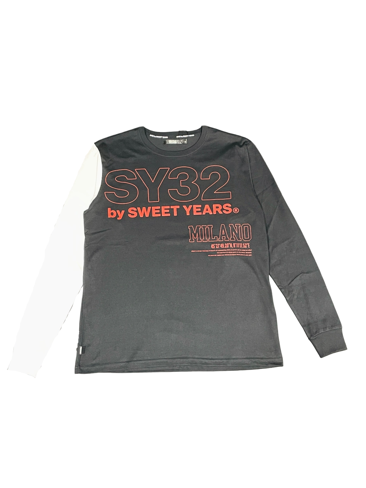 STICK OUT LOGO L/S TEE / ロゴTシャツ / ブラック 【SY32 by SWEET YEARS】