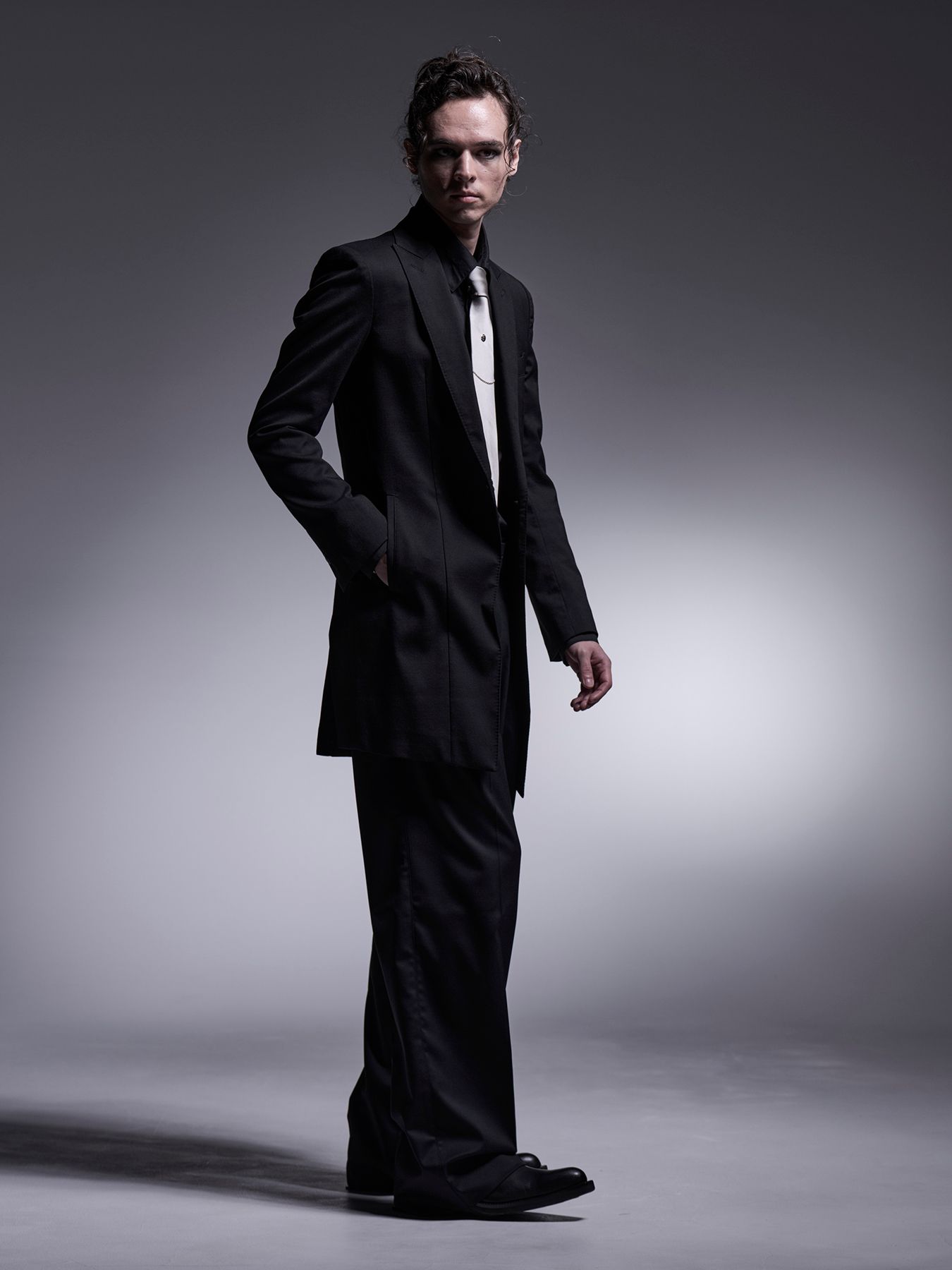 【予約品 7月13日(日) 締切】Wide Slacks / ワイドスラックス / ブラック
