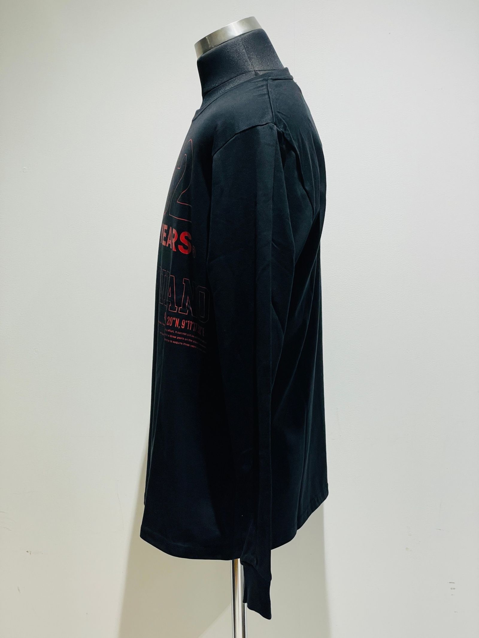 STICK OUT LOGO L/S TEE / ロゴTシャツ / ブラック 【SY32 by SWEET YEARS】