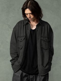 【予約品 7月5日(日) 締切】SWEAT OVERSHIRTS / スウェットオーバーサイズシャツ / チャコール