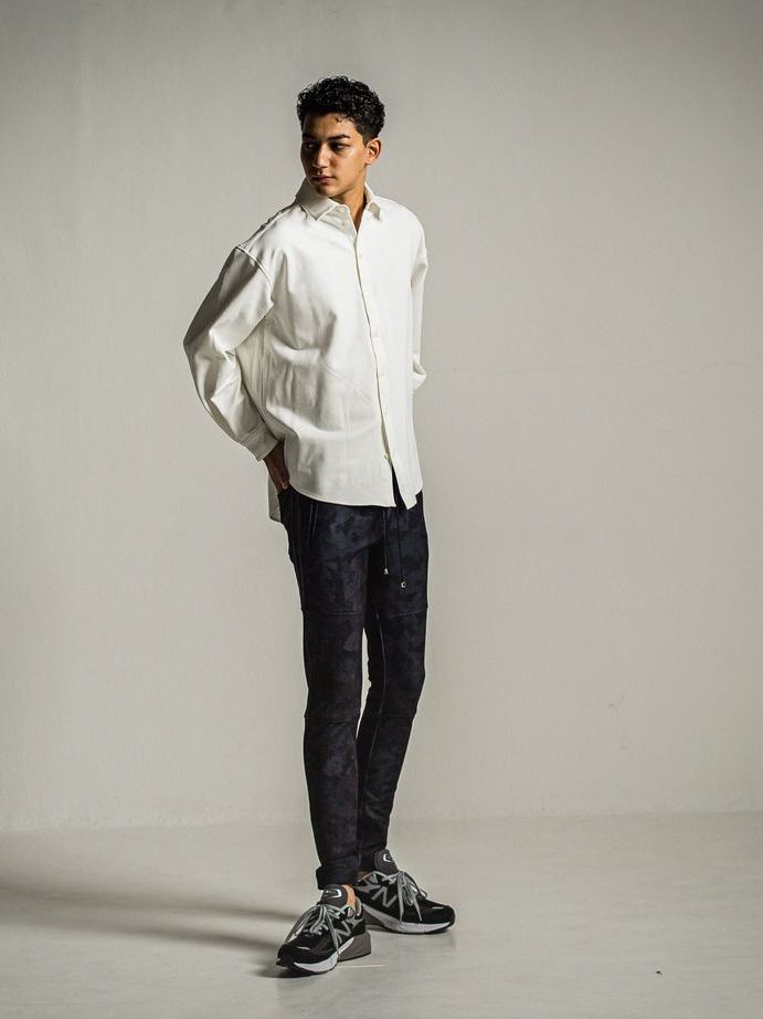 《予約9月1日18時締め》 jersey  jack shirts  / シャツ / ホワイト