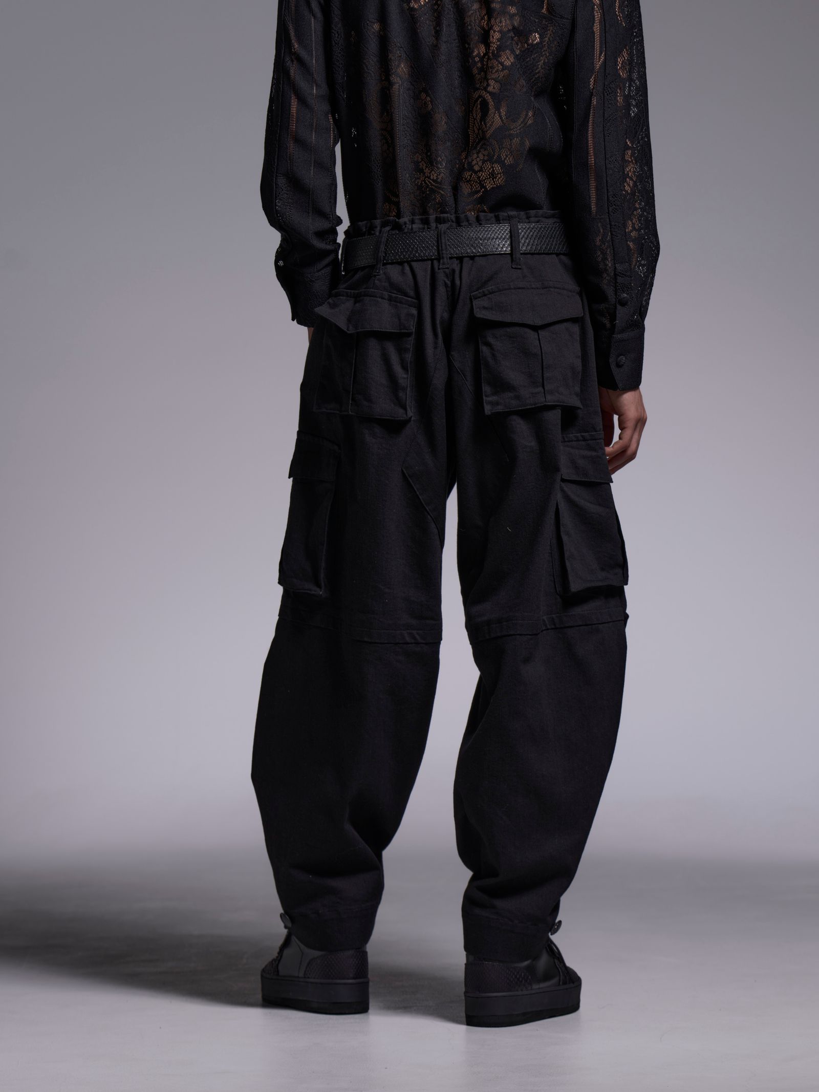 【予約品 1月4日(日) 締切】Cargo Pants / カーゴパンツ / ブラック
