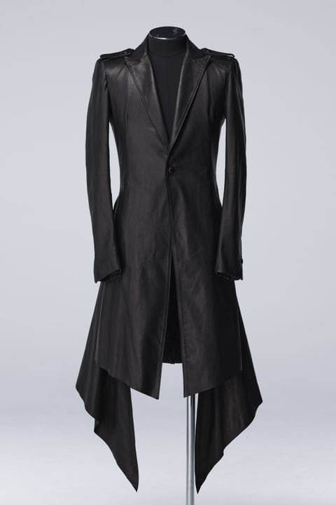 《予約》 SGZ Costume Eco Leather Flare Jacket / ブラック 【THE ONENESS】 12月入荷予定