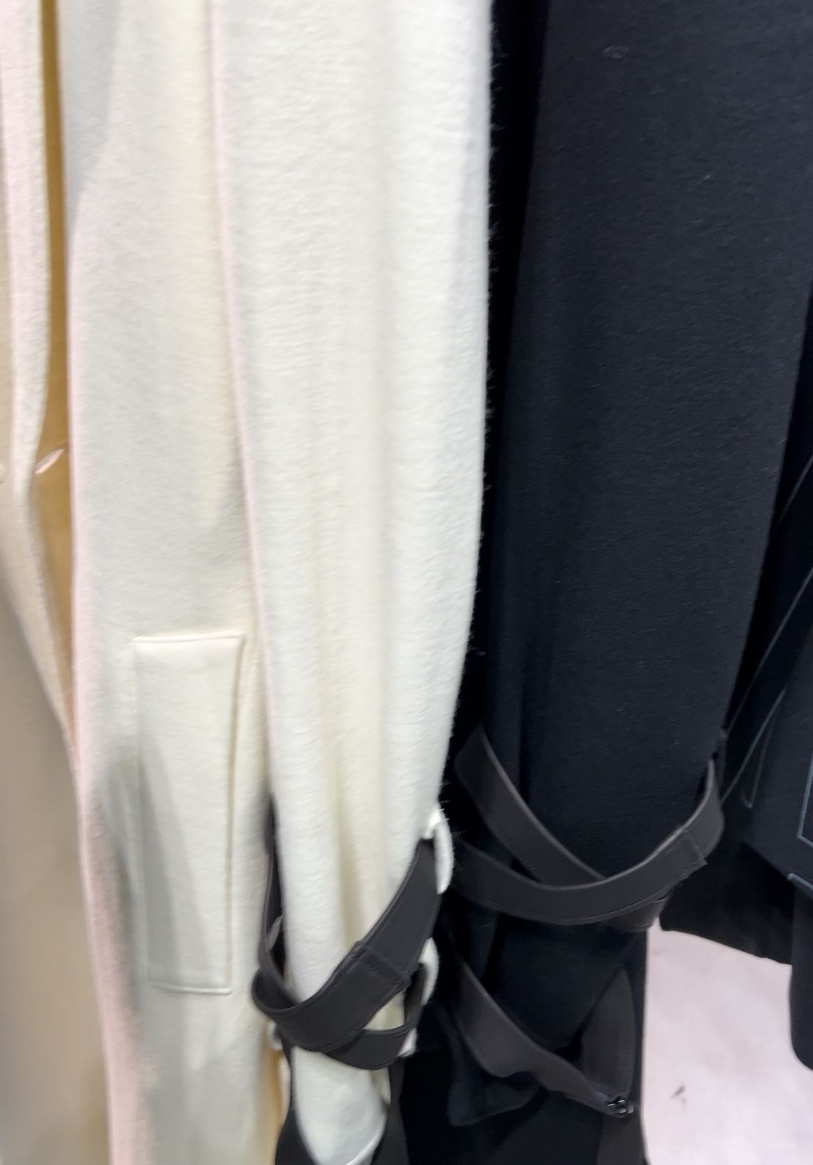 《予約品》 BeltedFlareJacket / ベルトフレアロングジャケット / ブラック
