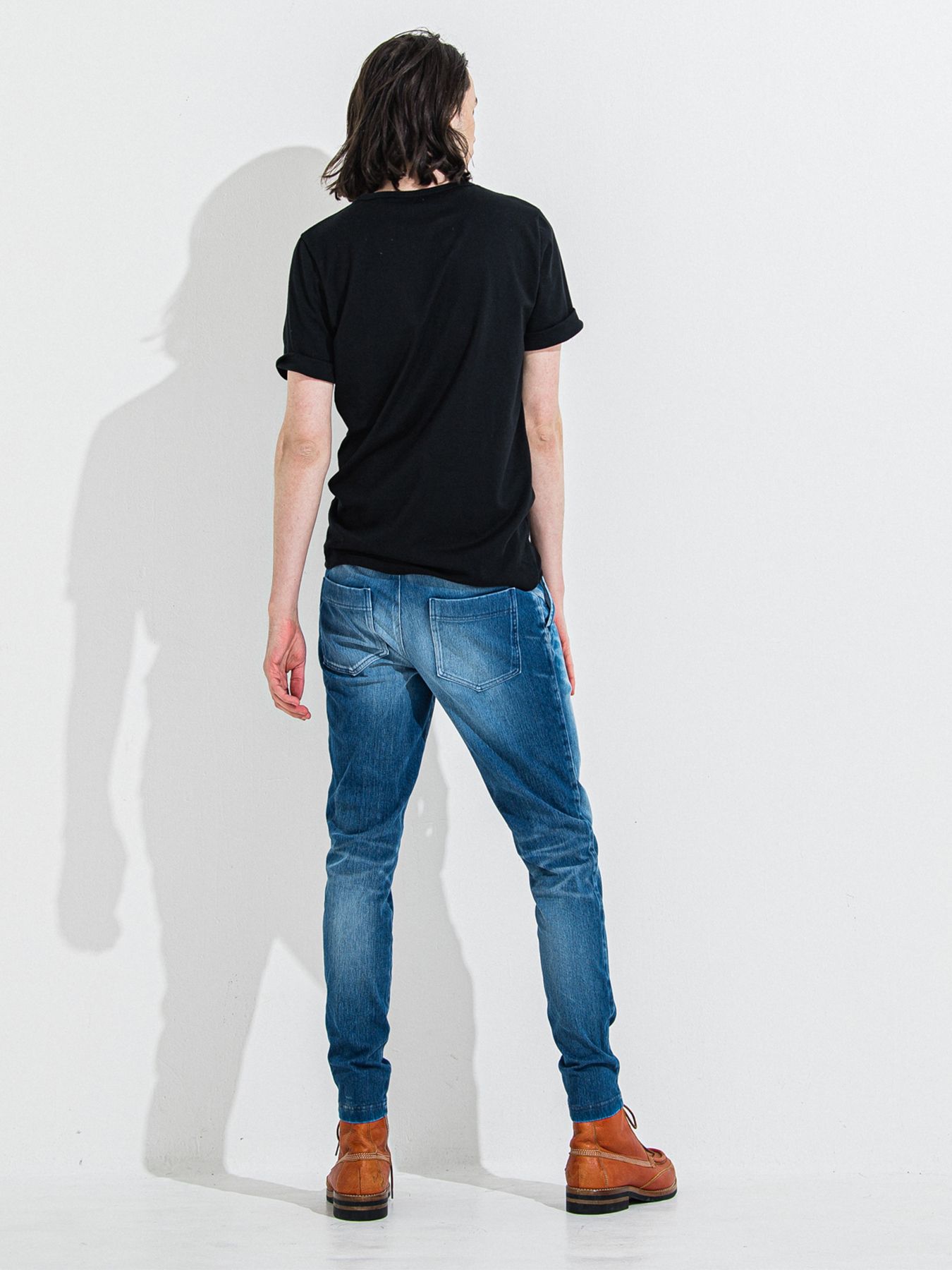 【予約品】DENIM JERSEY CHRIS EASY TUCK PT / デニムジャージクリスイージータックパンツ / ダーク