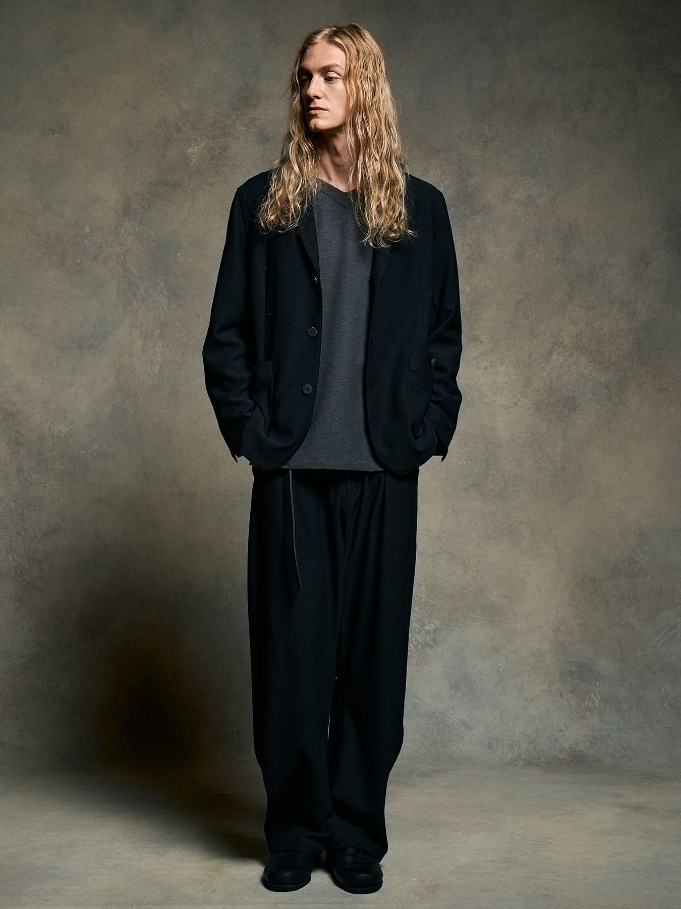 【予約品 9月23日(火) 締切】relax banana slacks / リラックス バナナスラックス / ブラック