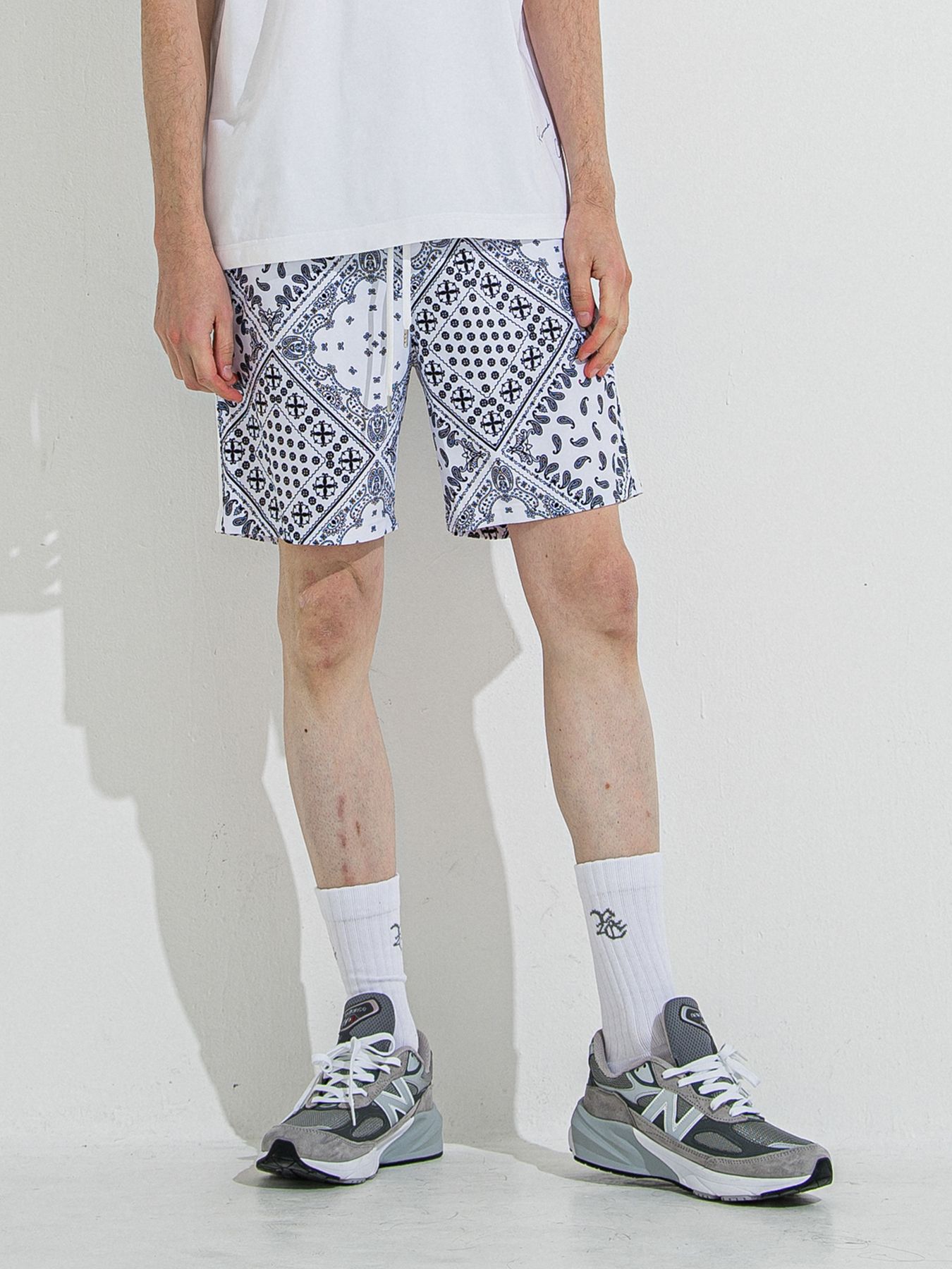 【予約品 】RASH SHORTS / ラッシュガード ショーツ / ホワイト