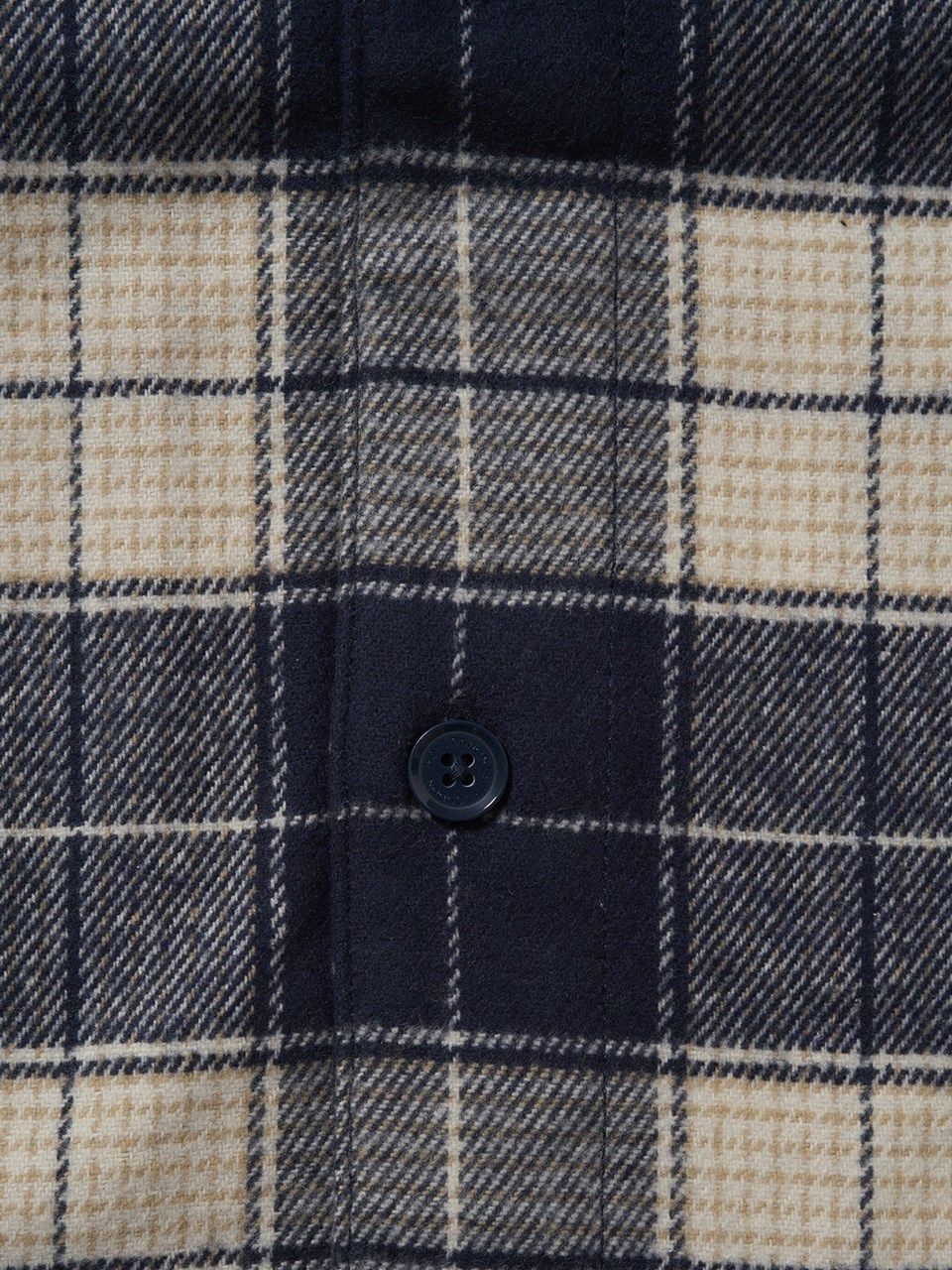 BOY LOGO Check Coveralls Shirt / カバーオールシャツ / ネイビー