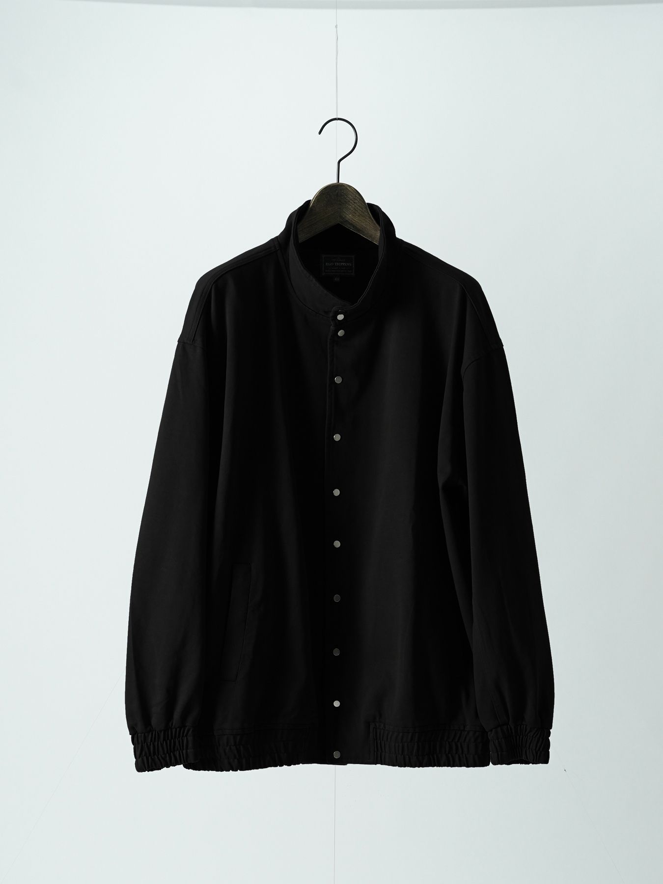 【予約品 5月6日(水) 締切】MOLD-SWEATJACKET / スタンドブルゾン / ブラック