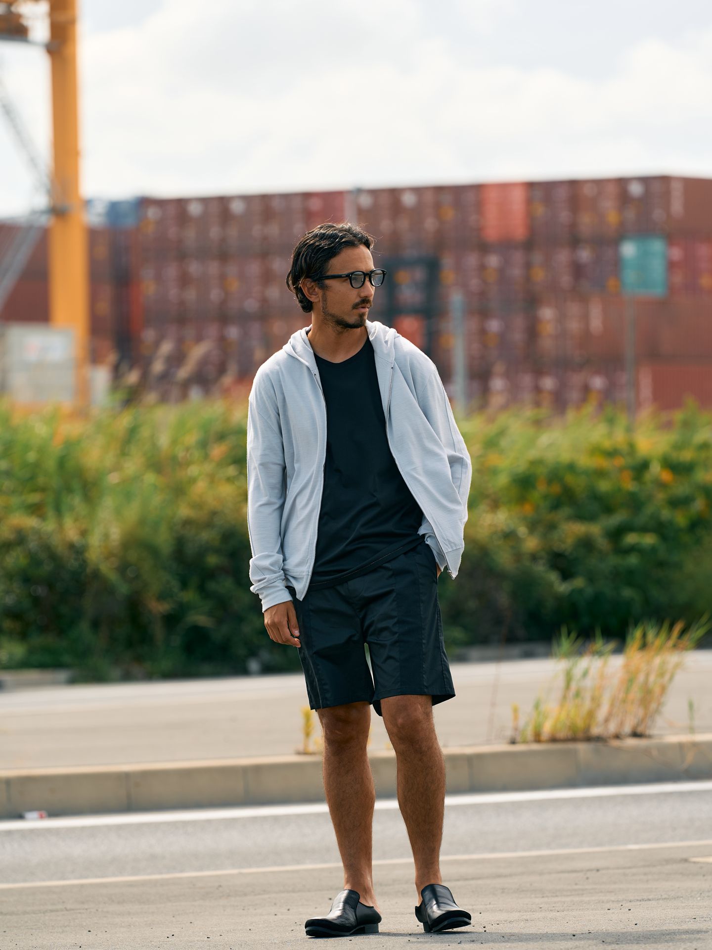 【予約品9月19日 10時締め】 soft leather slip-on / レザースリッポン / ブラック
