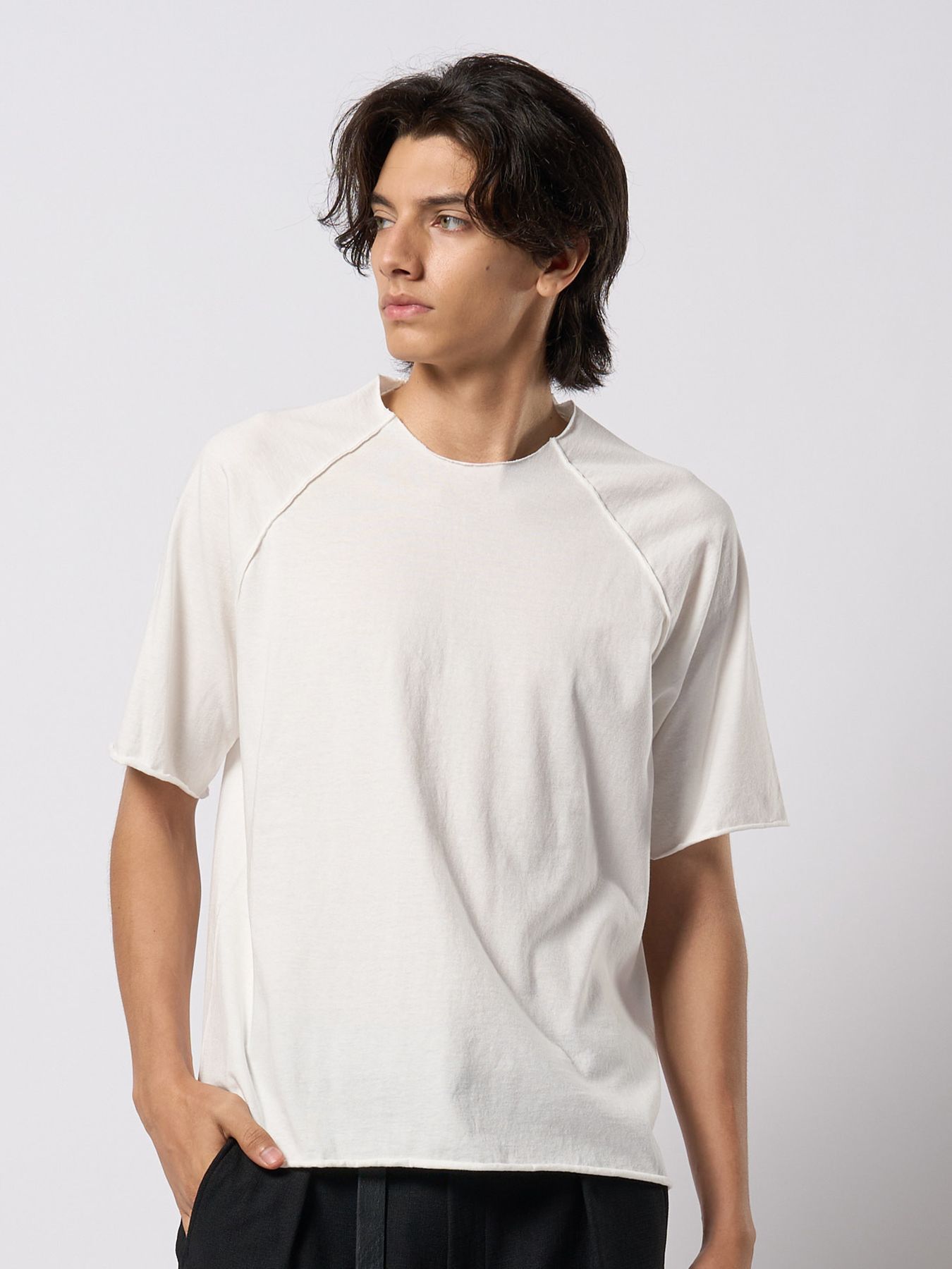 【予約品 9月23日(火) 締切】vintage loose pin-tuck S/S / ヴィンテージ ルーズピンタック ショートスリーブ / ホワイト