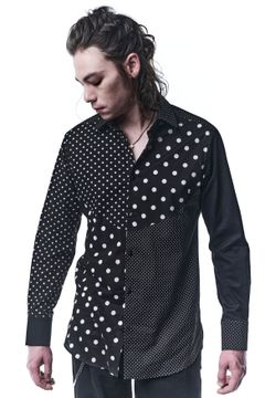 《予約品》 Shirts シャツ CrazyDotLoan / Black 【kiryuyrik】 7月入荷予定