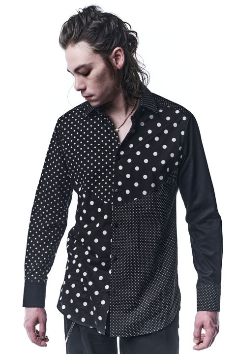 《予約品》 Shirts シャツ CrazyDotLoan / Black 【kiryuyrik】 7月入荷予定