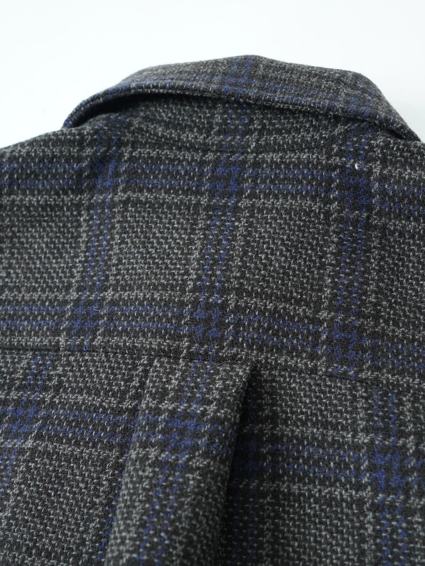 【予約品 5月6日(水) 締切】WOOLCHECK-SPORTJACKET / ヴィンテージシャツジャケット / ネイビー系