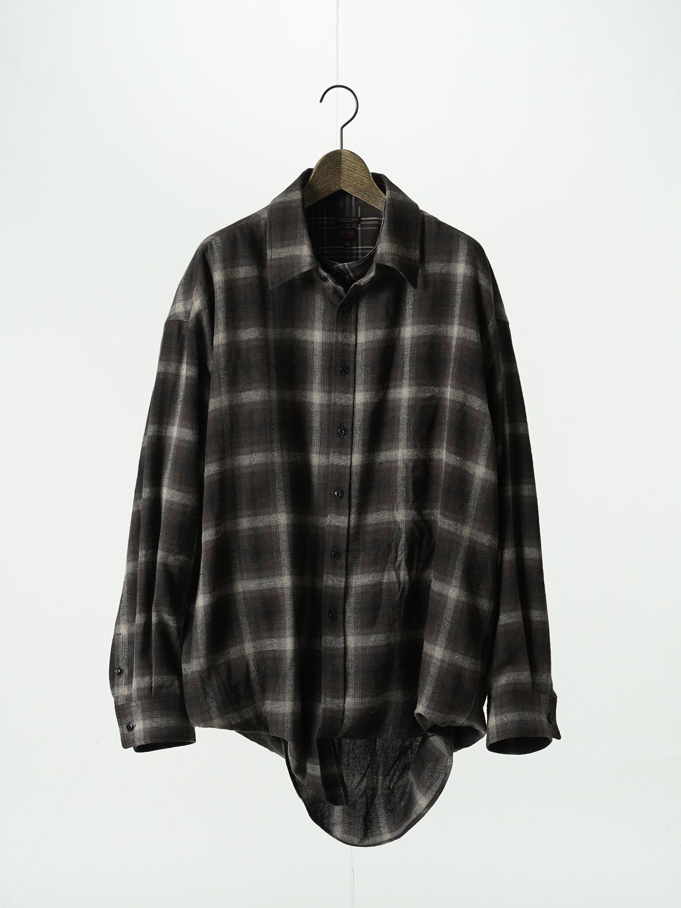 【予約品 5月27日(水) 締切】DOUBLE-SHIRTS / レイヤードシャツ / ブラウン系