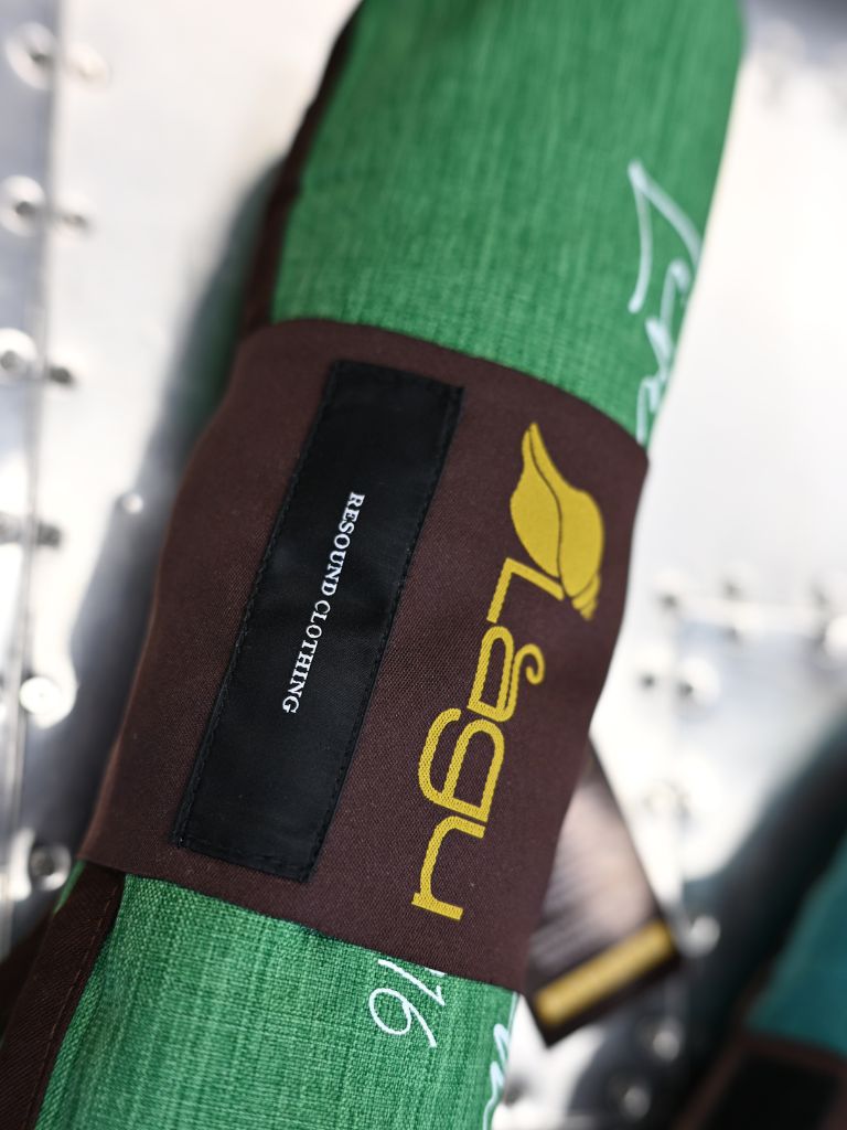 【予約品 】 RESOUND X Lagu Blanket&ecobag  / ブランケット＆エコバッグ / グリーン