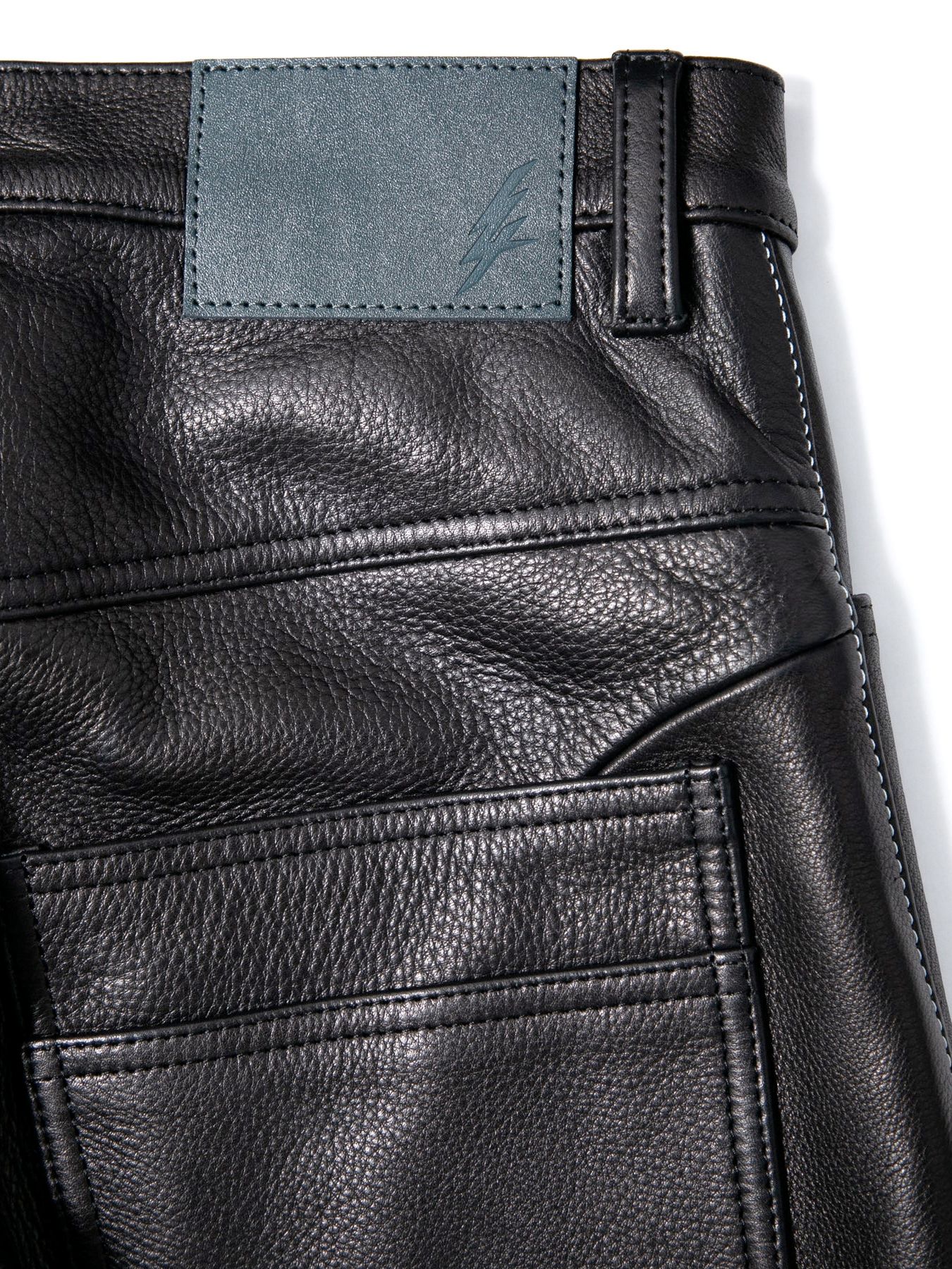 Japanese Washable Cow hide Five Pocket Pants / ジャパン ウォッシャブル カウハイド 5ポケットパンツ / LAD GEAR