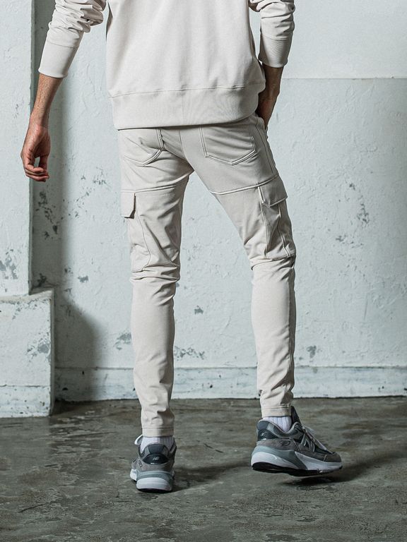 《予約11月17日19時締め》 Darrell sweatcargo  PT / カーゴパンツダレル / ベージュ