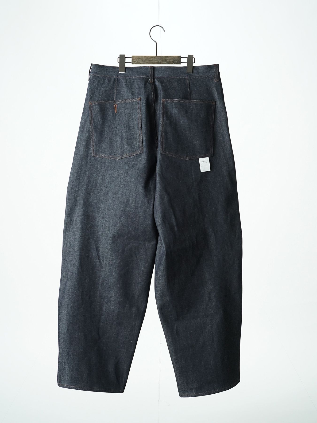 【予約品 5月6日(水) 締切】USN-DENIMTROUSERS / デニムミリタリーパンツ / インディゴ × 金茶ステッチ