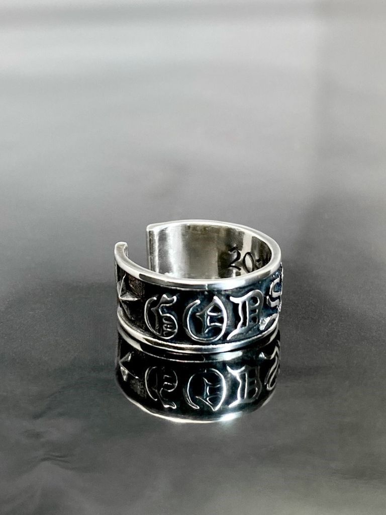 《受注生産》 LABEL EAR CUFF イヤーカフ / 注文から2～3週間後入荷予定