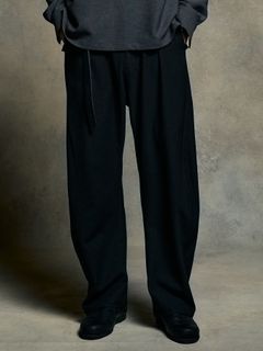 【予約品 9月23日(火) 締切】relax banana slacks / リラックス バナナスラックス / ブラック