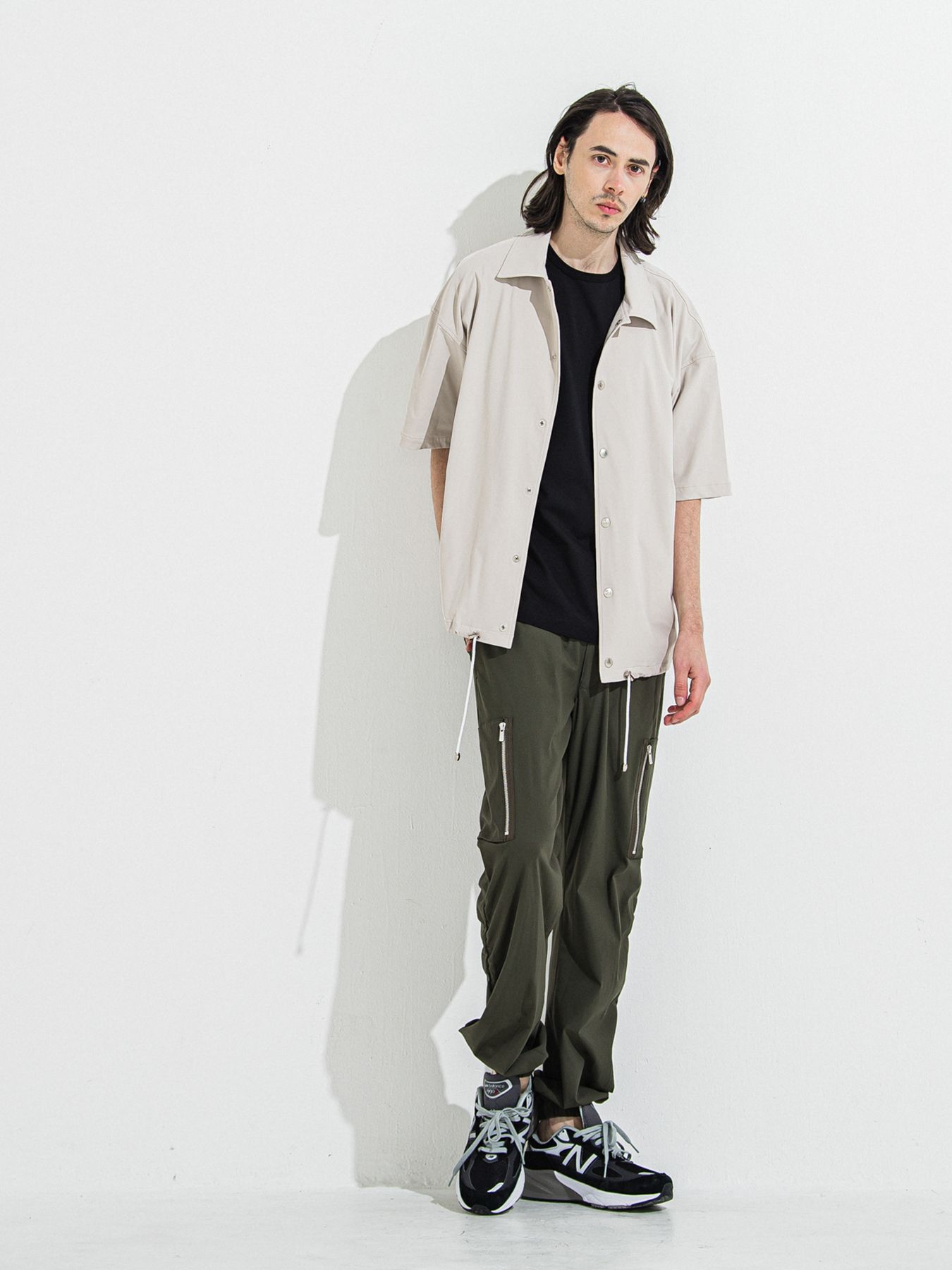 CREW OVER TEE /  クルーオーバーサイズTシャツ / ブラック