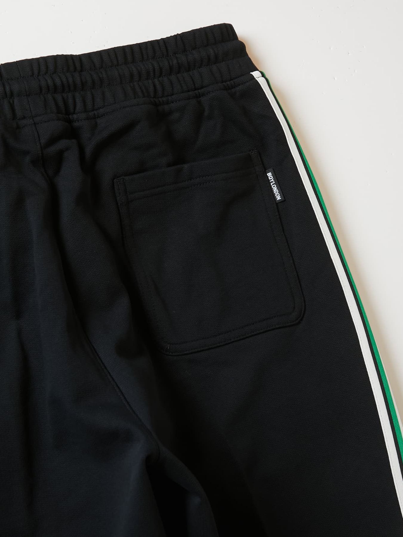 BOY RIB TRACK PANTS BLACK  / トラックパンツ / ブラック