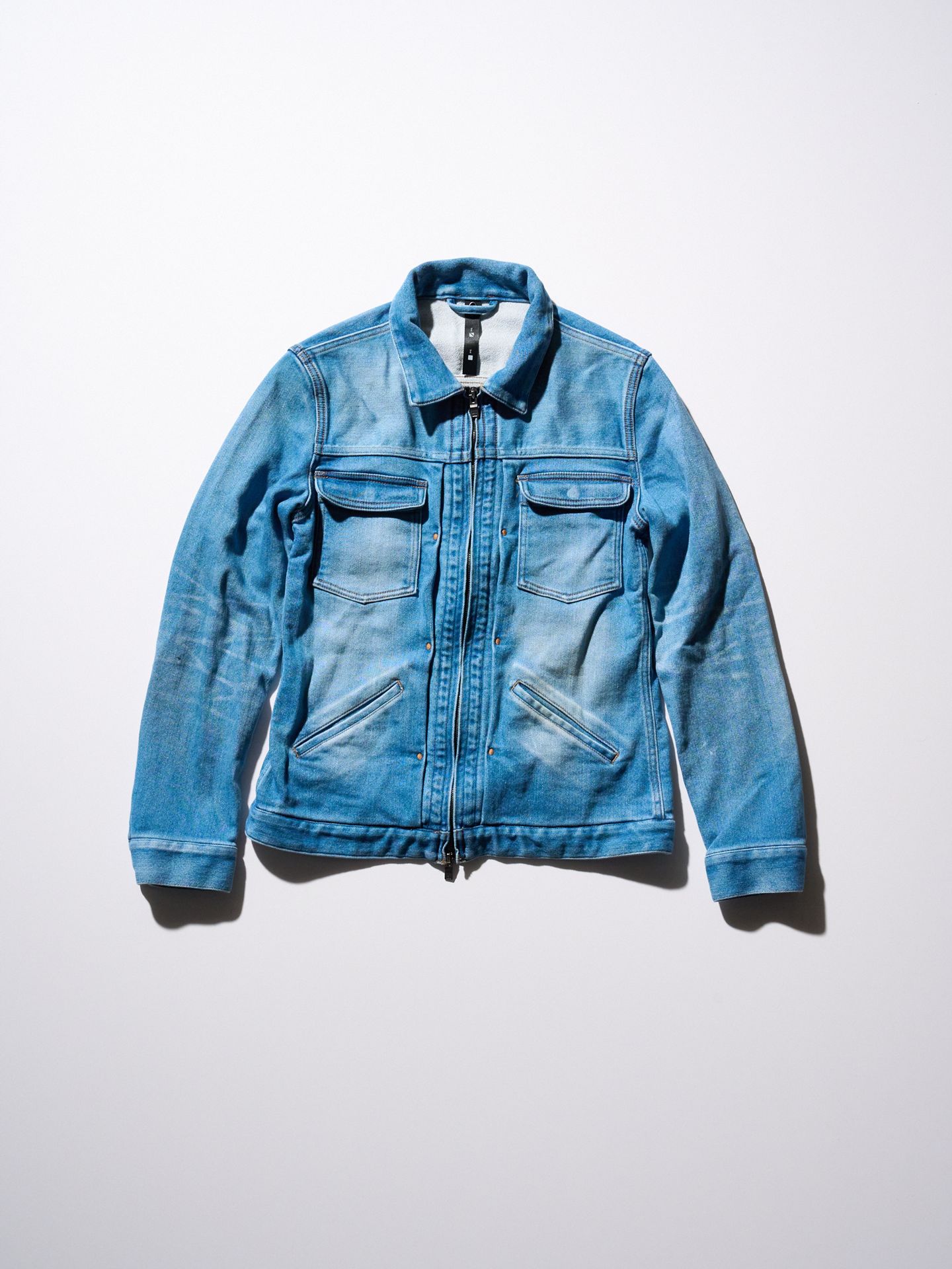 【予約品9月19日 10時締め】 denim jersey zip blouson / ブルゾン / l.used