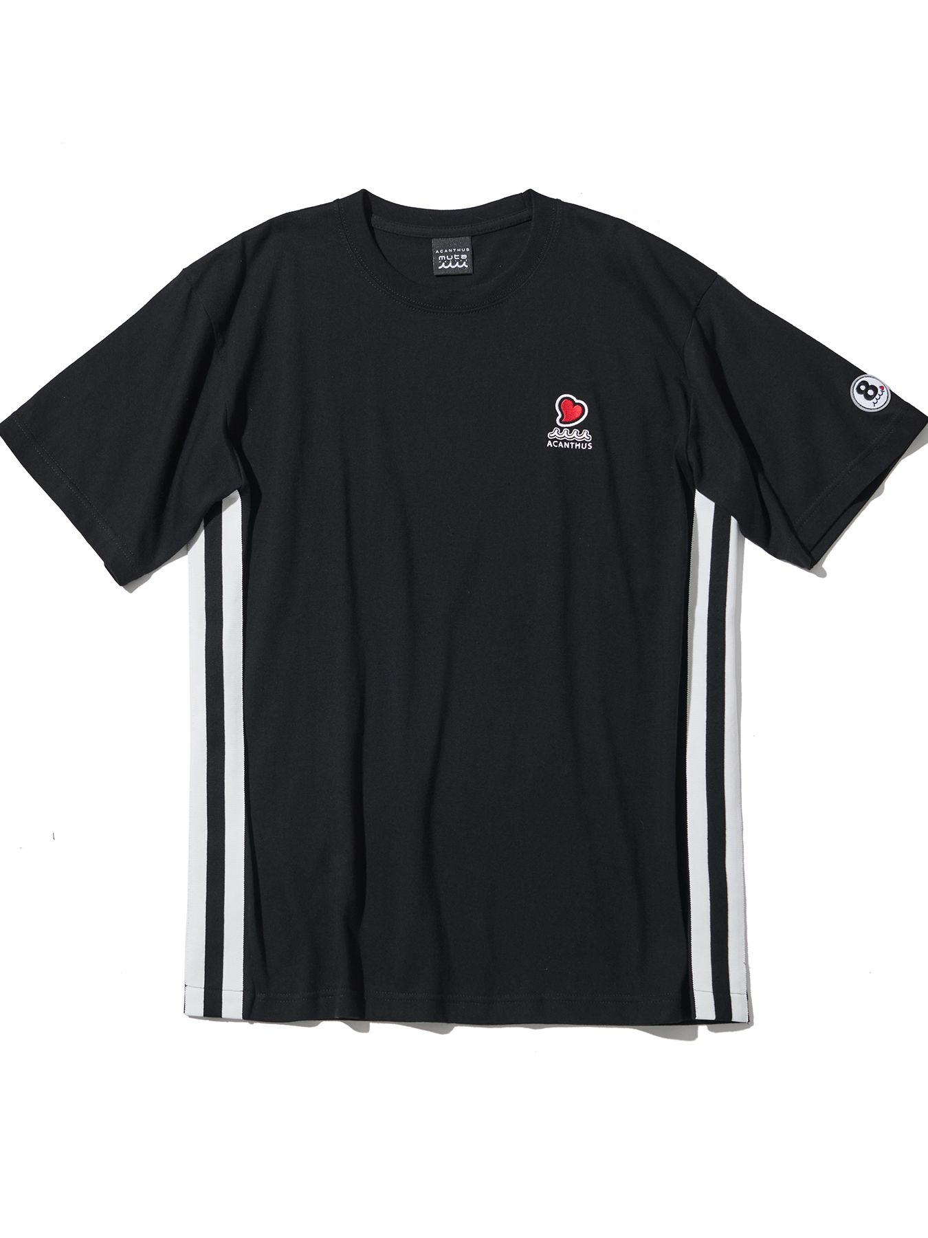 【予約品 10月9日(木) 締切】muta sweet tee / Tシャツ / ブラック【Acanthus × muta MARINE】