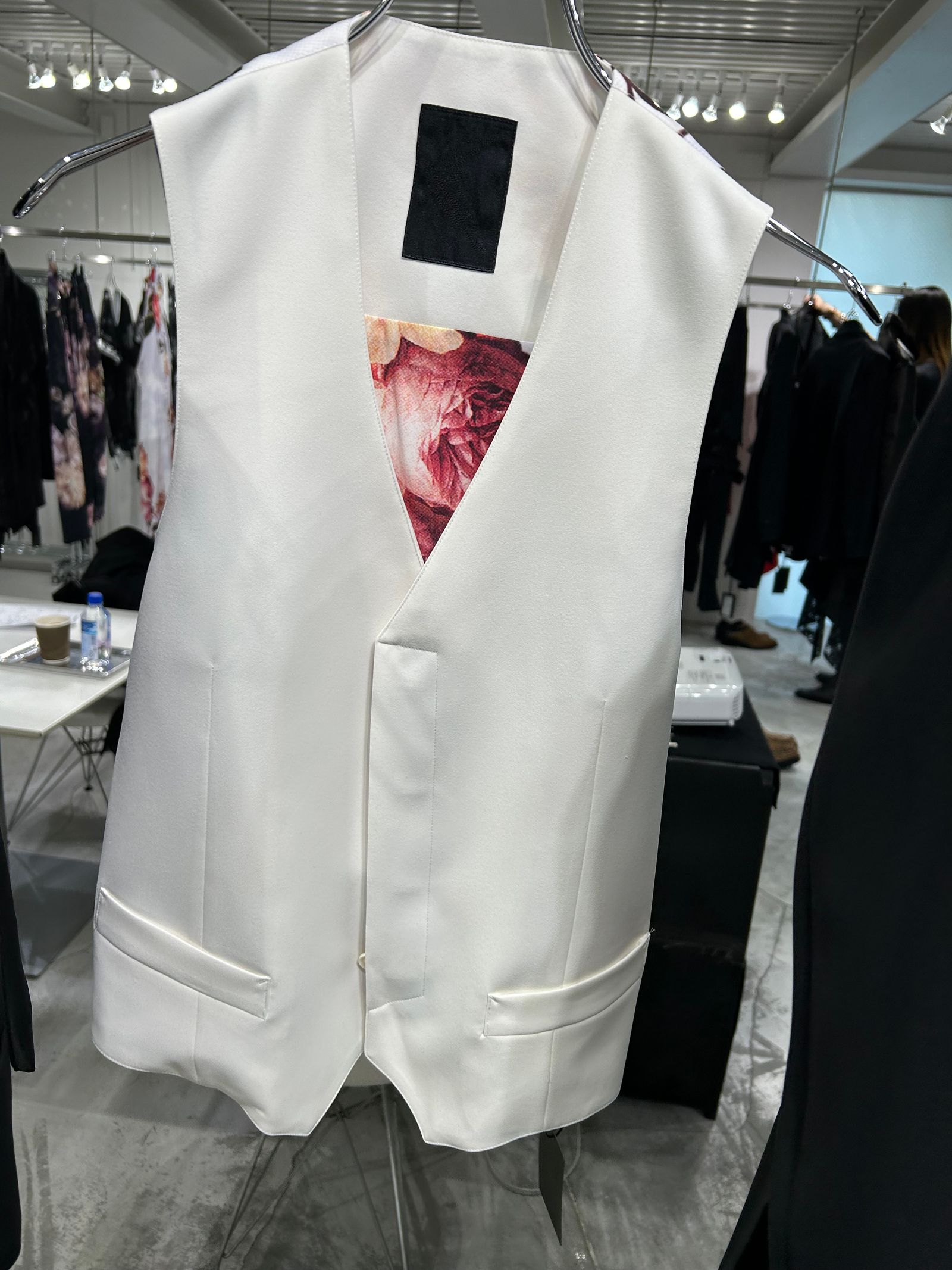HIYOKU Vest / ベスト / ホワイト・ホワイトフローラ