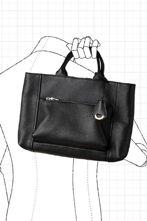 トート Shrink Leather / Charcoal BLACK 【aniary】