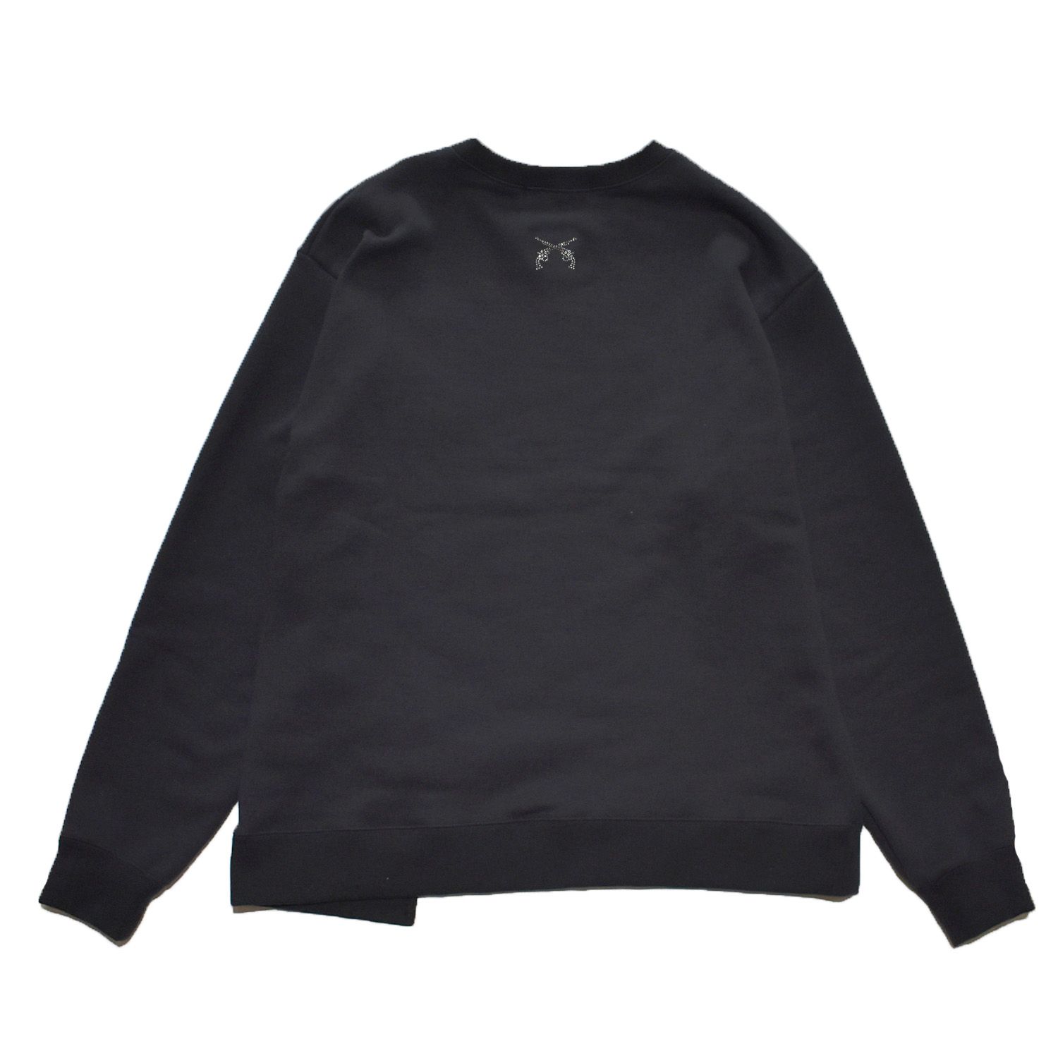 《予約品3月27日 23時55分締め》 SLIT CREWNECK CRY  / スウェット / ブラック  【roarguns 】8月中入荷予定