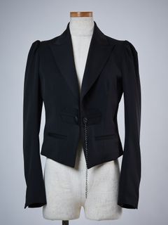 【予約品 4月26日(日) 締切】Peaked Short Jacket / ピークドショートジャケット / ブラック