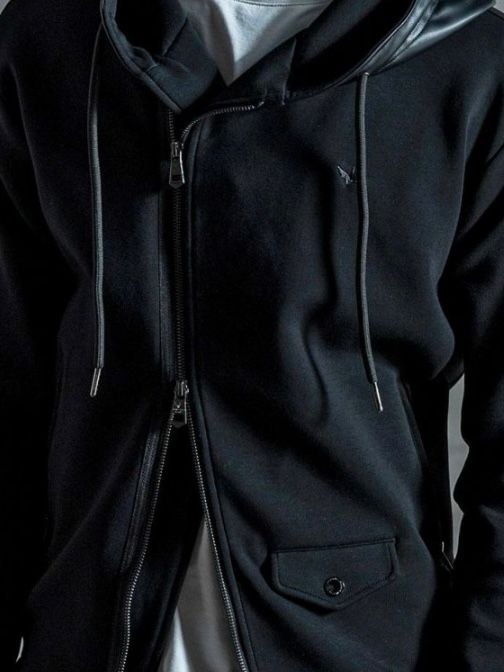 バイカーテックフーディー / ブラック