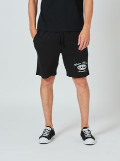 (予約品2023年10月19日18時締め) muta Circle Logo Sweatshorts / スウェットショートパンツ / ブラック 【Acanthus×muta】