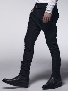 《予約品》 ZippSaruelPants / ジップサルエルパンツ / ブラック＆ブラック 【kiryuyrik】 11月以降入荷予定