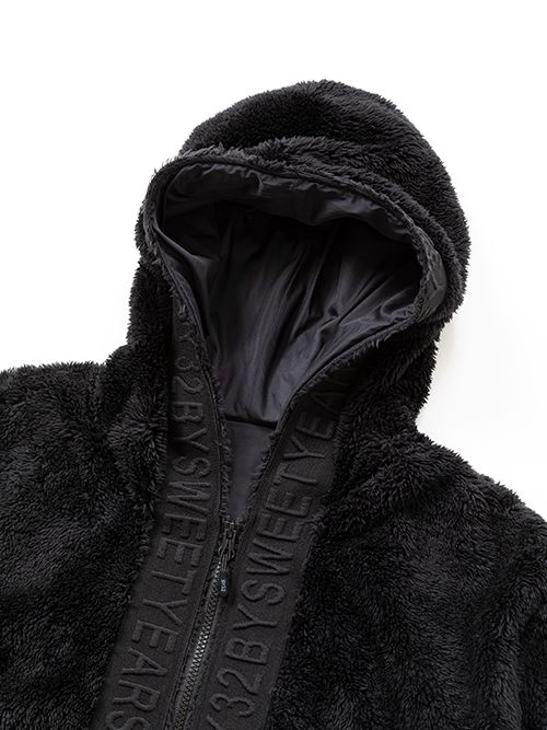 BOA FLEECE JACKETパーカーブルゾン BLACK【SY32 by SWEET YEARS】