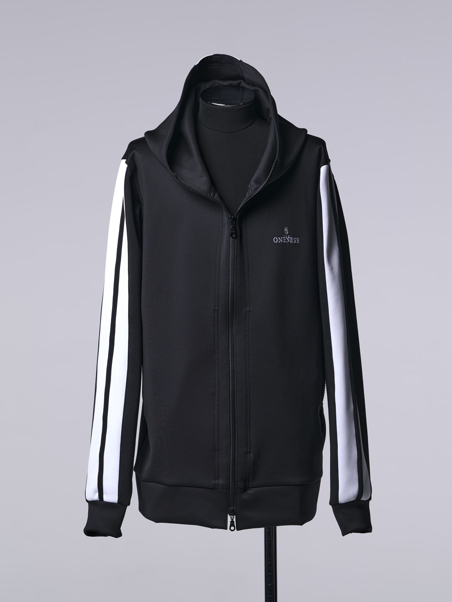 HoodieJersey / ジャージブルゾン / ブラック