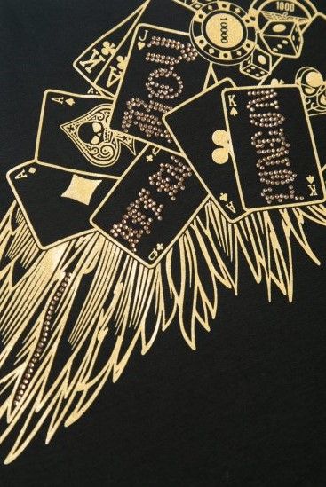 TRAMP WING T-SHIRTS #2 / Black 【BOY LONDON】