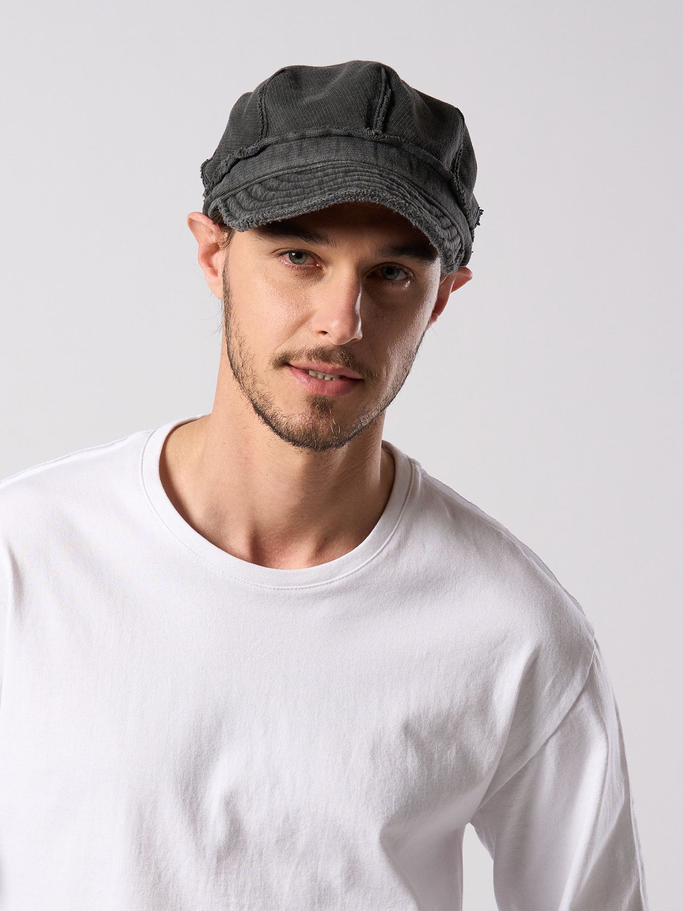 【予約品 4月19日(日) 18時締切】jersey engineer cap / ジャージ エンジニアキャップ / チャコール