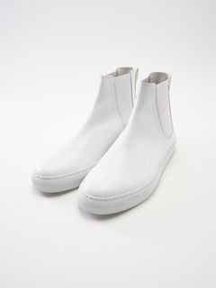 【予約品】 cow leather / ハイカットスニーカー / ホワイト