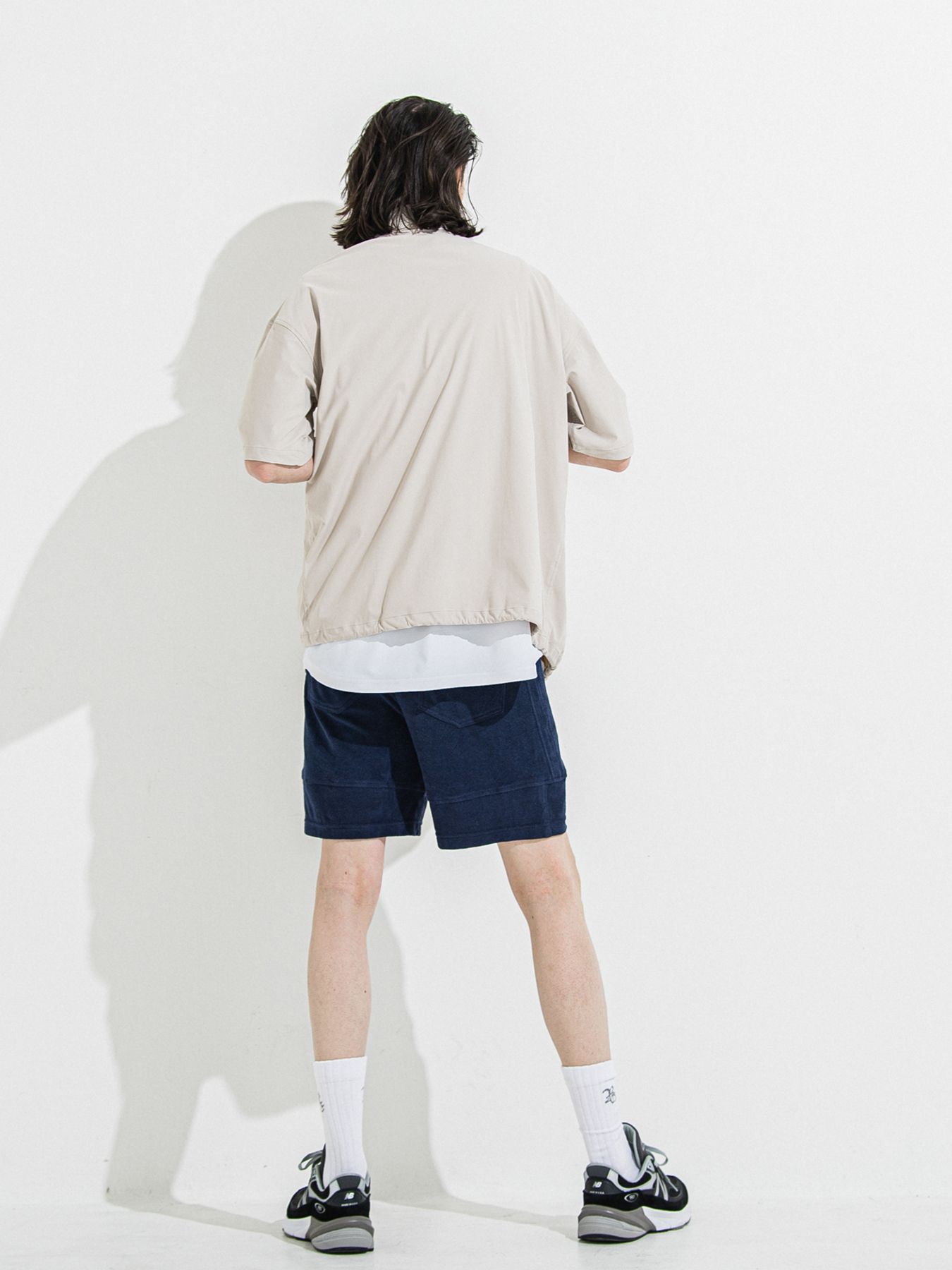 【予約品 】NYLON HALF COACH JACKET / グレージュ