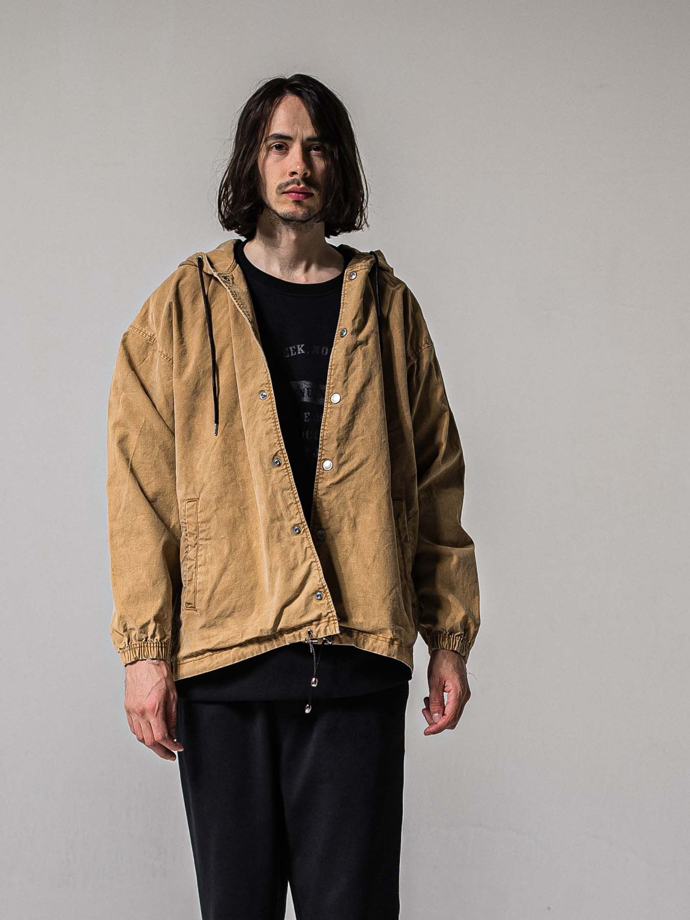 【予約品 11月16日(日) 締切】COACH HOODIE / コーチジャケットパーカー / ブラウン