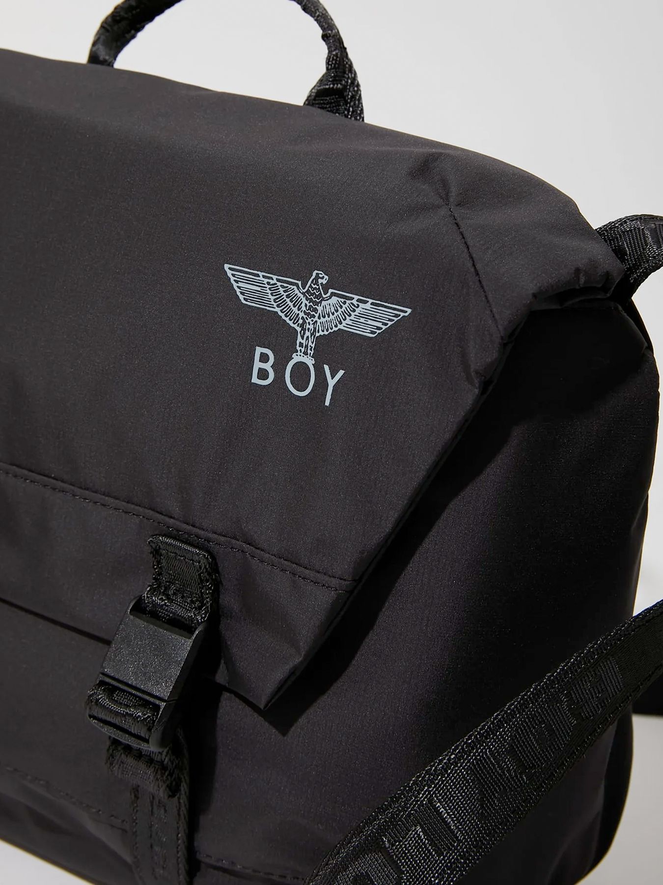 BOY LOGO NYLON SHOULDER BAG / ナイロンショルダーバッグ / ブラック