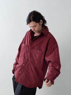 【予約品 5月6日(水) 締切】FLIPPADDING-SHIRTS / リバーシブルシャツ / ワイン×ワイン