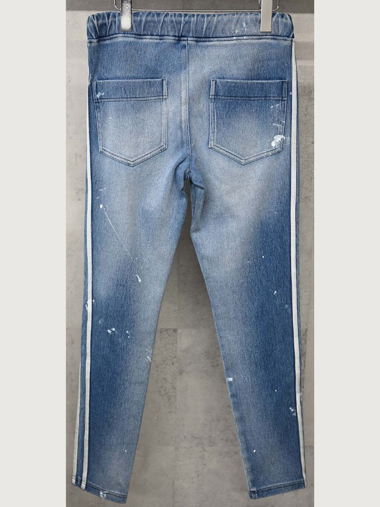《予約9月1日18時締め》 EX denim jersey  BLINDLINE   PT  / ラインパンツ / リンドブルー