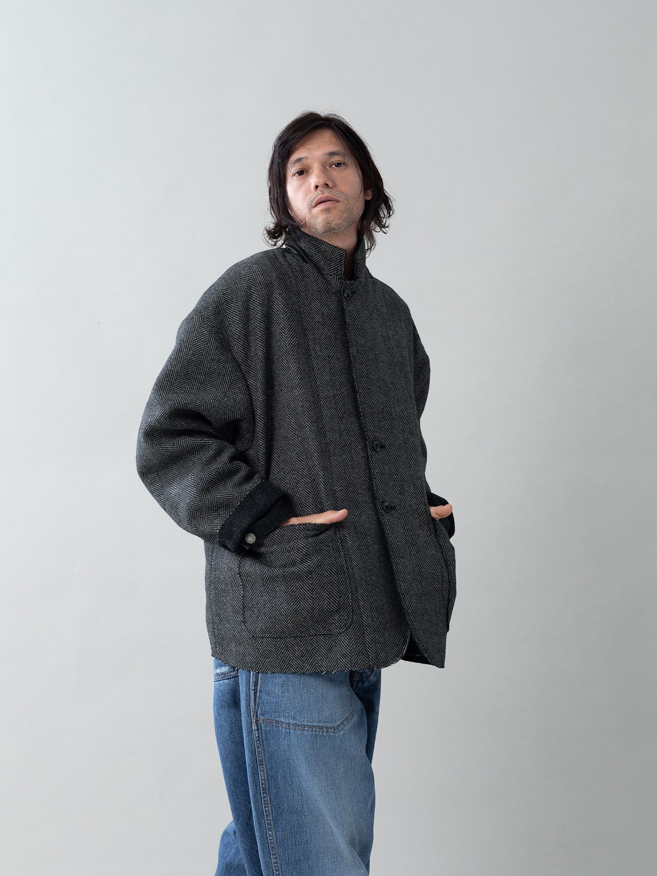 【予約品 5月27日(水) 締切】EDGE-OVERJACKET / オーバージャケット / ベージュ系